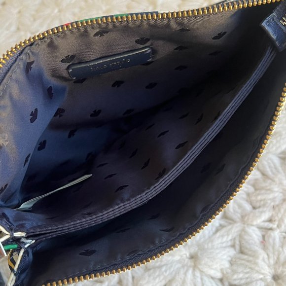 Kate Spade | Dawn Breezy Floral Pop Art Triple Gusset Nylon Crossbody Purse - Picture 11 of 13